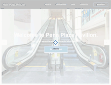 Tablet Screenshot of pennpavilion.com